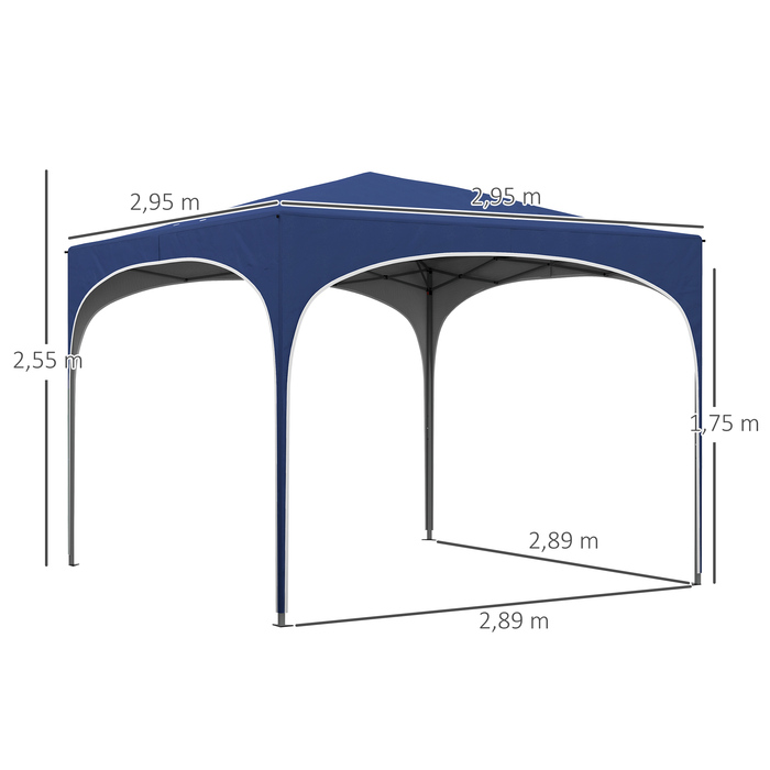 HOMCOM Tote Bag & Sandbag Oxford blue зі сталевим посиленням, ідеально підходить для активного відпочинку та спорту