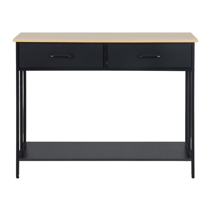 Консольний столик Relaxdays з двома висувними ящиками