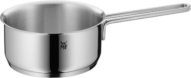 Набір каструль WMF Inspiration Induktion, 4 шт., з кришкою з термостійкого скла, Cromargan нержавіюча сталь, без антипригарного покриття