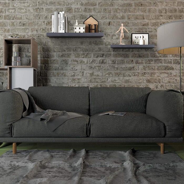 Полиця настінна WOLTU Wandboard RG9315sz для CD, DVD, книг - дерев'яна, для офісу, вітальні, спальні, кухні