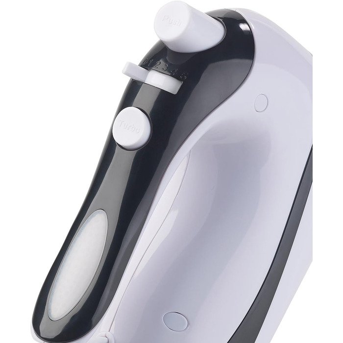 Ручний міксер Rosenstein & Shne ручний міксер з 5 швидкостями та турбонаддувом, 4 гачками, потужністю до 500 Вт (міксер, мішалка, кухонний помічник)