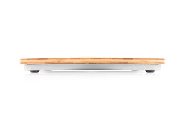 Цифрові бамбукові ваги для ванної кімнати ETA з бамбуковою основою - РК-дисплей, нековзні ніжки