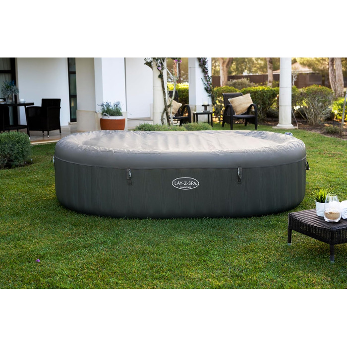 Надувний спа-басейн з гідромасажем Bestway LAY-Z-SPA XXL Mauritius AirJet з Wi-Fi, овальний, 270 x 180 x 71 см