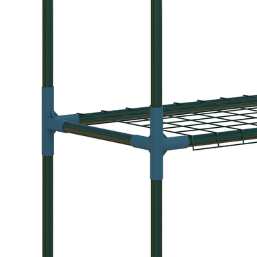 Настінна полиця для рослин, набір з 2 шт., по 4 полиці на кожну, можна використовувати разом або окремо, сталь, зелена, 70 x 27 x 110 см