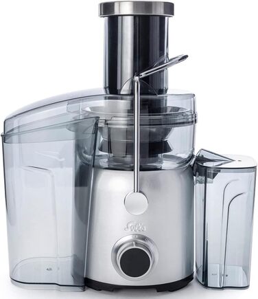 Соковижималка Solis Juice Fountain Compact 8451 для овочів і фруктів - Соковижималка - Потужний міксер для соку та супу - 4 режими швидкості - Легко чистити - Нержавіюча сталь