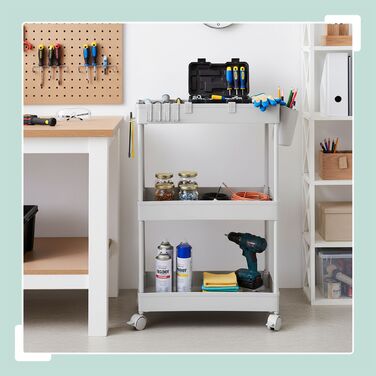 Трьох'ярусна візок Relaxdays