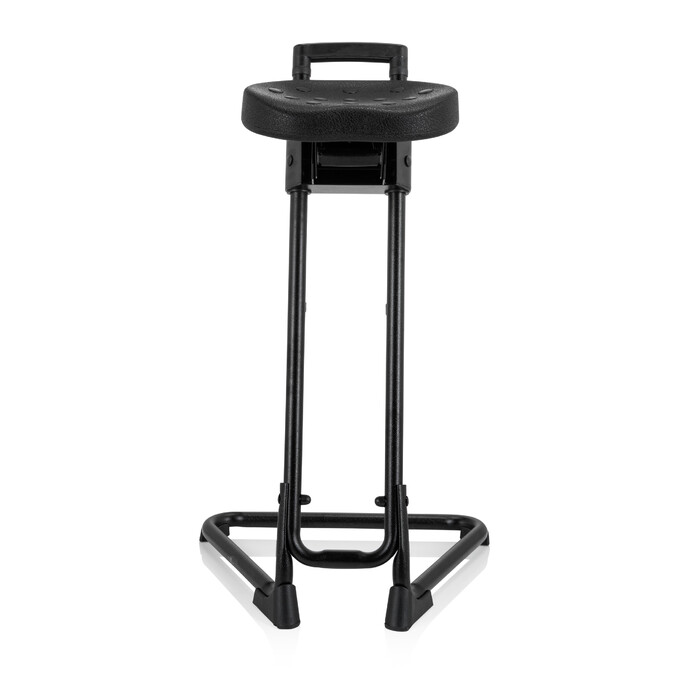 Крісло для роботи TOP WORK 32 з м'яким сидінням з піни PU, металевим каркасом, чорного кольору - hjh OFFICE