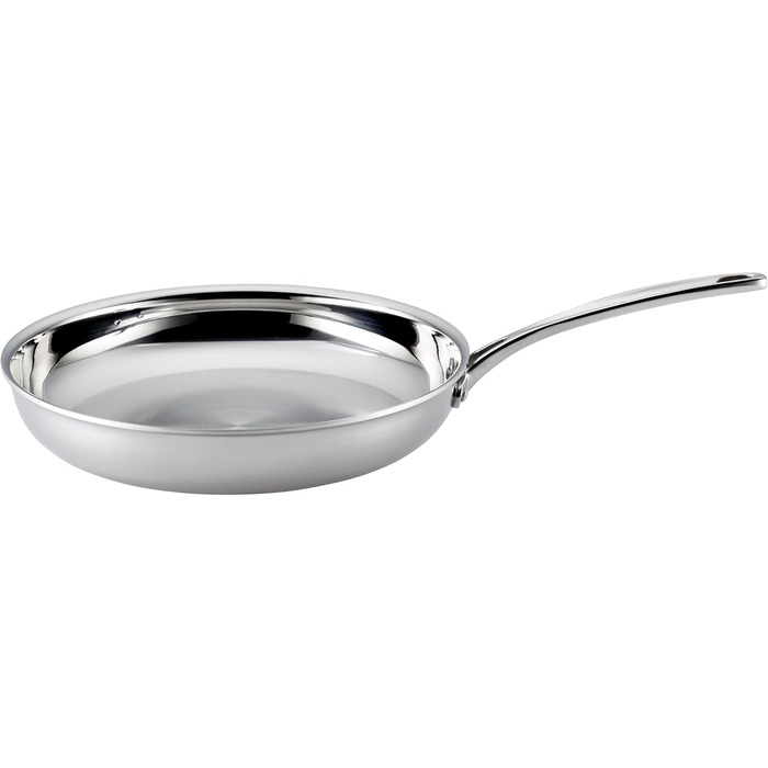 SCANPAN Fusion 5 сковорода з нержавіючої сталі 24 см | Індукційна, для всіх плит, з антипригарним покриттям, для духовки