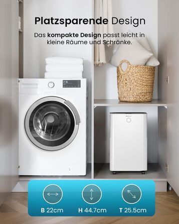 Про Breeze OmniDry - електросушарка для повітря з Wi-Fi, 12л/24г, з функцією сушіння білизни, датчиком вологості, таймером, проти цвілі, для приміщень до 25м²