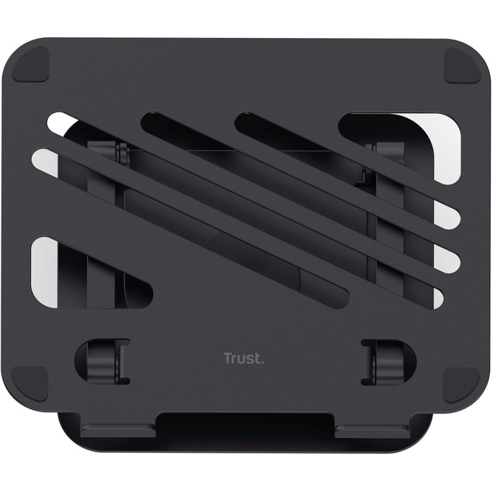 Регульована підставка для ноутбука Trust Zeff 16 дюймів з 360° обертанням, чорна