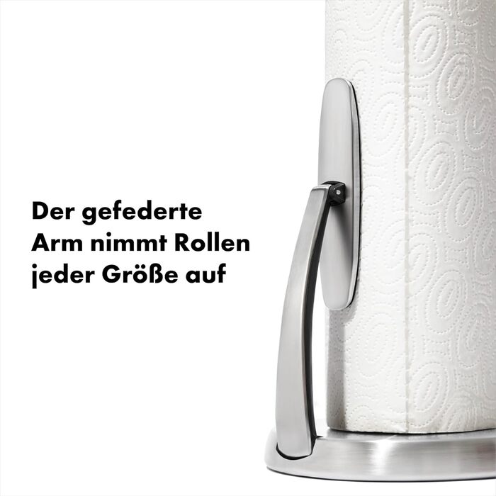 Тримач для паперових рушників OXO Good Grips SimplyTear з нержавіючої сталі