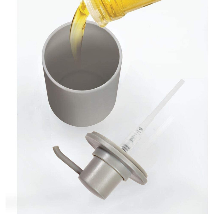 Набір для ванної кімнати iDesign Badezimmer Set (сірий): мильниця, тримач для зубних щіток, дозатор ватних дисків, піднос.