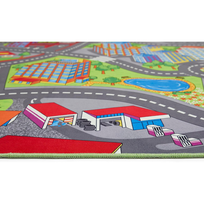Килимовий ігровий килимок andiamo з сучасним дизайном, який легко чистити та зносостійкий ігровий килимок для дітей 140 x 200 см Багатофункціональний вуличний килимок 140 x 200 см