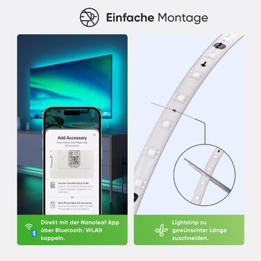 Nanoleaf Holiday String Lights 25м - RGB, 300 LED, 18W, IP44, 220-240VAC, EU