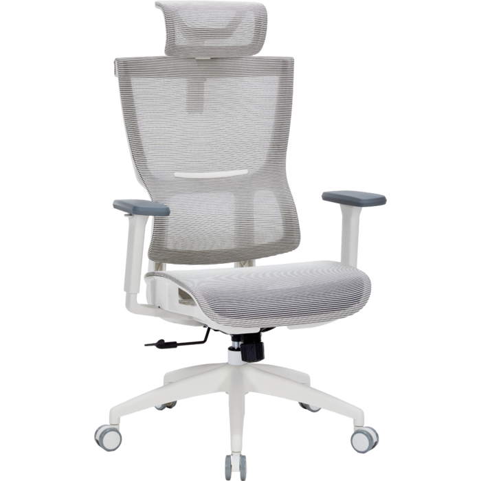 Крісло офісне OfficePro Elegant OC660-W-LG-LG