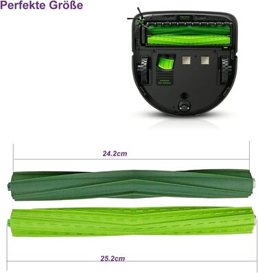 Комплекти запасних частин для щіток з гумовим валиком для пилососа серії S iRobot Roomba S9 (9150) S9 S9 Plus (9550 )(2 упаковки валиків), 2
