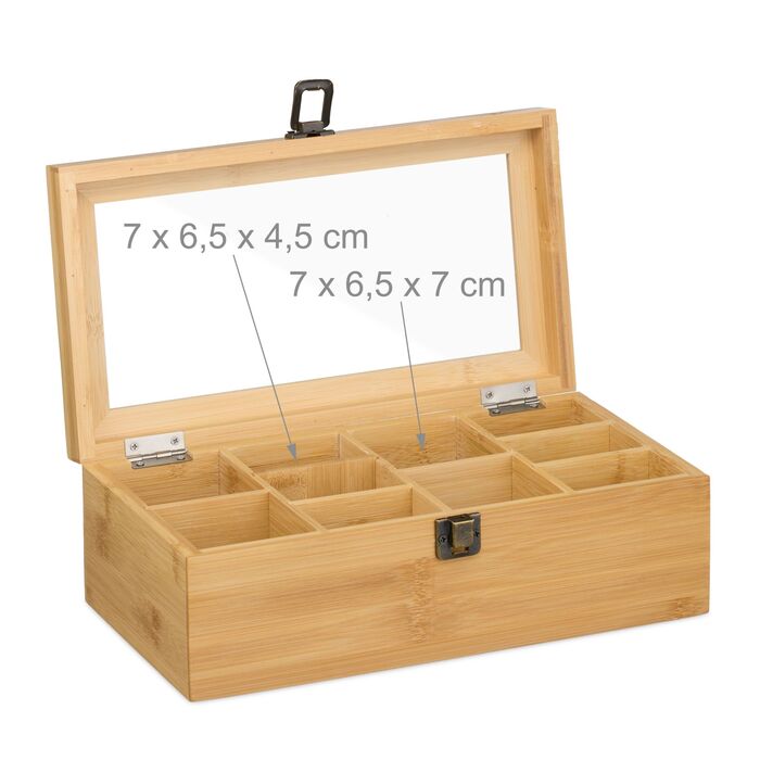 Організатор Relaxdays для чайних пакетиків на 10 відділень