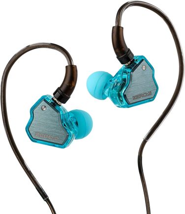 Гц x Crinacle Zero 2 IEM, 10 мм драйвер, дротовий, ігровий, кабель OFC, синій, 7