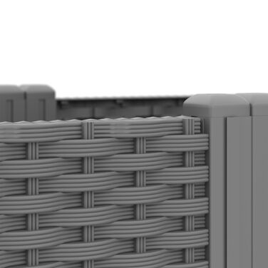 Горщик для рослин Relaxdays з імітацією ротангу