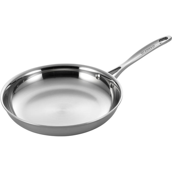 SCANPAN Fusion 5 сковорода з нержавіючої сталі 24 см | Індукційна, для всіх плит, з антипригарним покриттям, для духовки