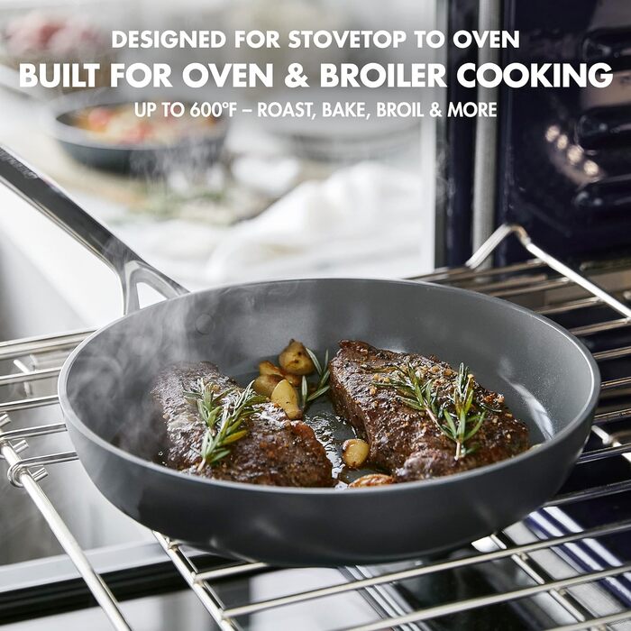 Набір сковорідок GreenPan GP5: антипригарне покриття Ceramic, індукція, 2 шт. (24.1 см та 27.9 см)