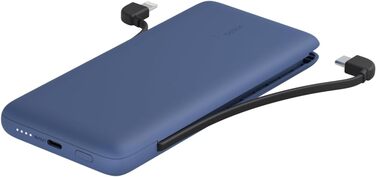 Повербанк Belkin BOOSTCHARGE Plus 10K (10 000 мАг, кабель Lightning & USB-C, додатковий порт USB-C)