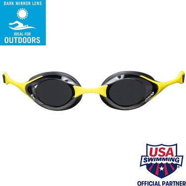 Чоловічі плавальні окуляри ARENA Cobra Swipe (1 комплект) (Один розмір підходить всім, темно-димчасто-жовтий)