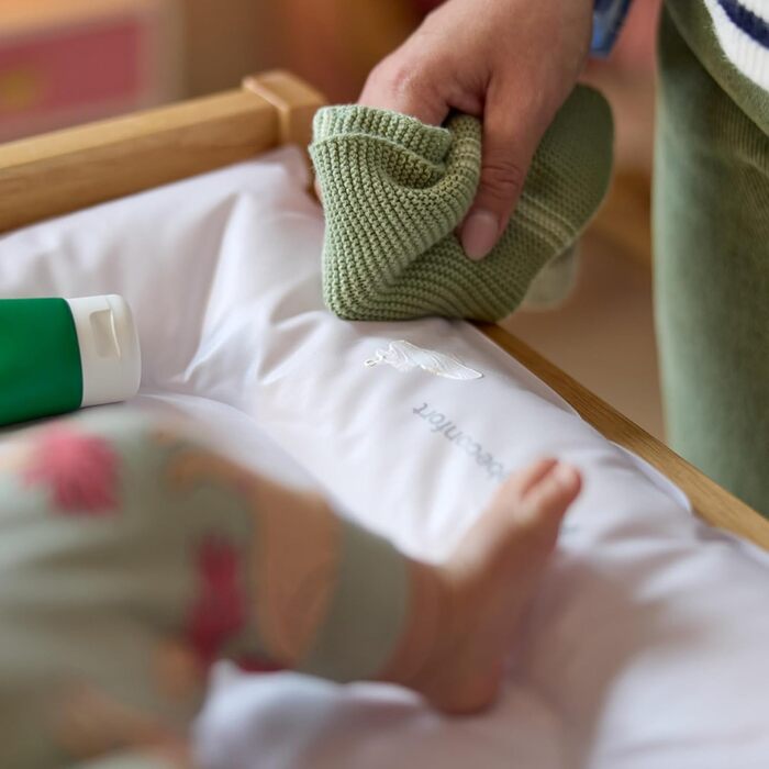 Дитяча ванночка та пеленальний столик 2-в-1 Bebeconfort Grey Mist (Daisy), 0-12 місяців, до 11 кг