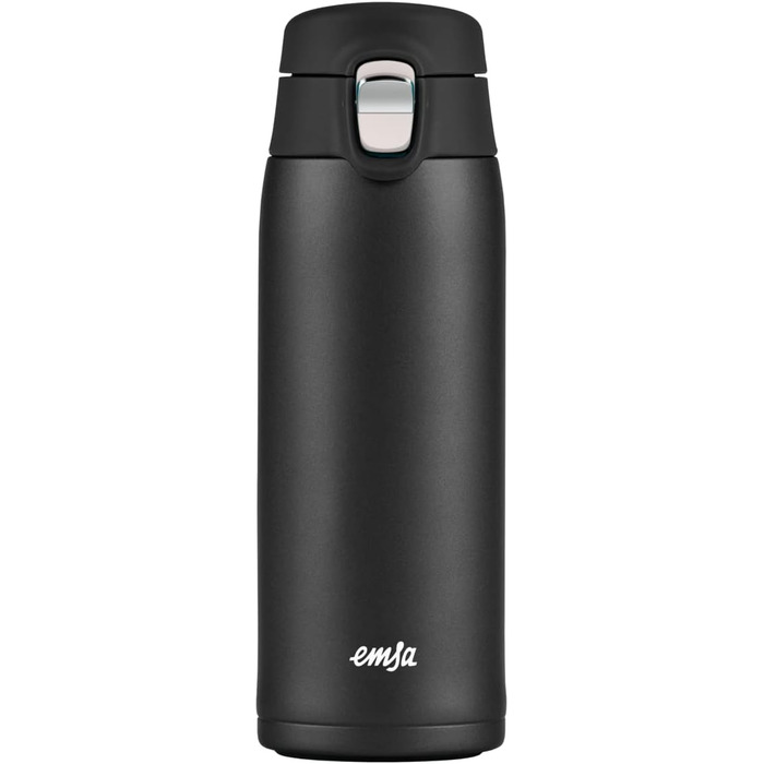 Термокружка Emsa N21518 Travel Mug Light - 0.4 л, нержавіюча сталь, клапан, BPA Free, блакитний колір
