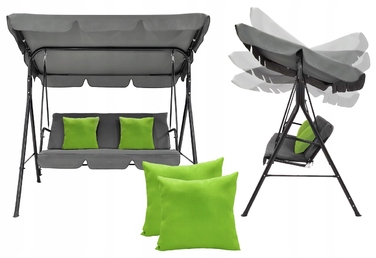 Садова підвісна гойдалка Kontrast, 41 x 130 см