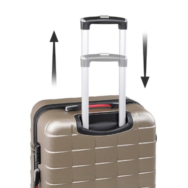 Жорсткий чохол Exopack Champagne M ABS 40L
