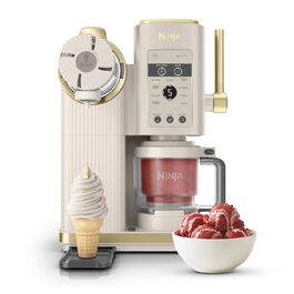 Ninja CREAMi Ice Cream Maker Stone Gold NC701EUSTGD: 13 функцій, 2 контейнери для морозива, сорбету, шейків