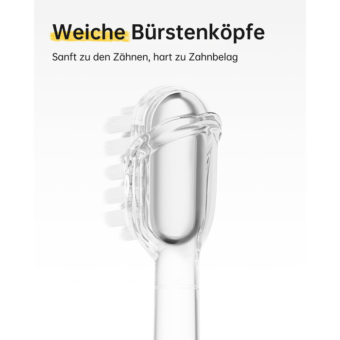Електрична зубна щітка Laifen Wave Spezial з осциляцією та вібрацією, звукова, для дорослих, з додатком, 2 насадки (зелена)