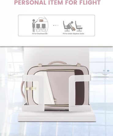 Рюкзак LOVEVOOK для ручної поклажі літака, жіночий, водонепроникний, з відділенням для взуття, 40L, 45x36x20, для ноутбука 17 дюймів, Carry on Luggage (сірий, білий, кавовий)