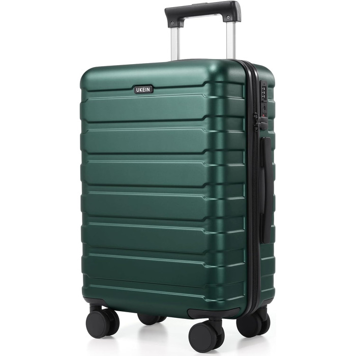 Набір валіз Roadcheer: тріо з полікарбонату з TSA-замком, рюкзак, аксесуари для подорожей (темно-зелений)