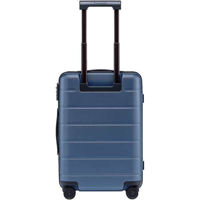 Валіза Xiaomi Carry-on Luggage 20 (31 л) на колесах з високоякісного алюмінієво-магнієвого сплаву з 4-ма колесами та подвійним кодовим замком TSA, сертифікована (Mi Classic, синя)