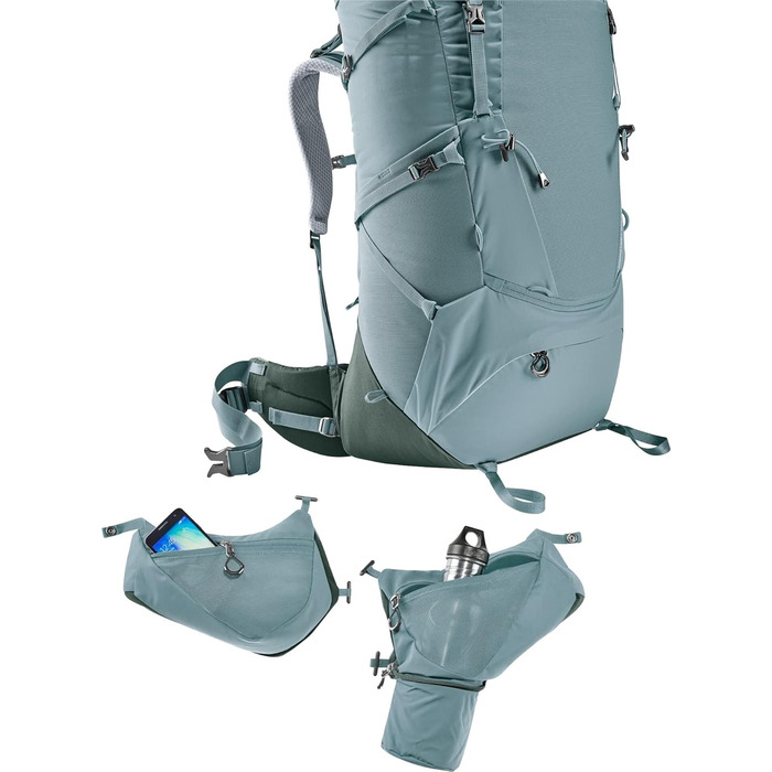 Жіночий трекінговий рюкзак deuter Aircontact Core 6510 Sl (1 упаковка) (6510 л, сланцевий плющ)