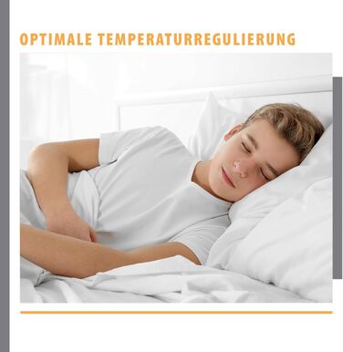 Зимова ковдра 140x200 см - тепла та м'яка ковдра для алергіків, сертифікат Oeko-Tex, пральна, тепла ковдра для сну