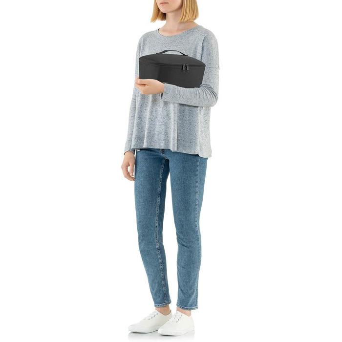 Сумка-холодильник Reisenthel M Pocket Black з переробленого PET: ідеальна для обіду, чорний колір