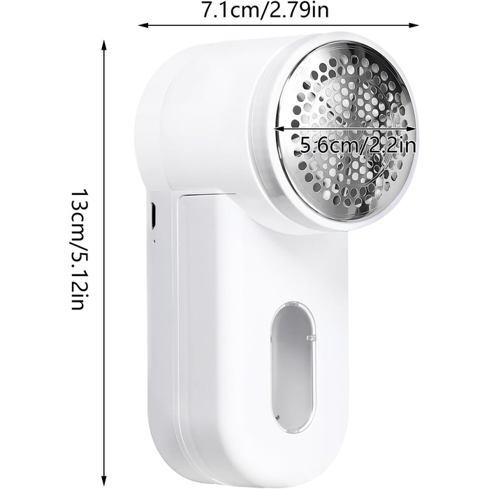 Бритва для ворсу електрична для светра/вовни, USB, 2 запасні леза, засіб для видалення котячої шерсті
