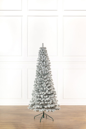 Ялинка лита 'Президентська' конусна ЗАСНІЖЕНА 2,10м