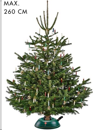 Підставка для різдвяної ялинки KRINNER Vario Classiv зеленого кольору 39 см з інклюзією. Ножна педаль і одностороння Техніка для дерев висотою до 2,6 м 9400