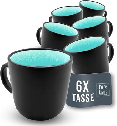 Набір кавових чашок з 6 предметів PURE LIVING INTERIOR DESIGN