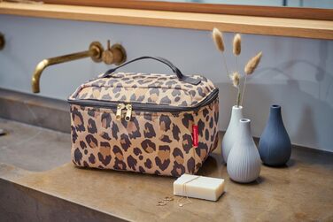 Органайзер для косметики Reisenthel Beautycase Leo Macchiato - квадратна косметичка, дорожній аксесуар
