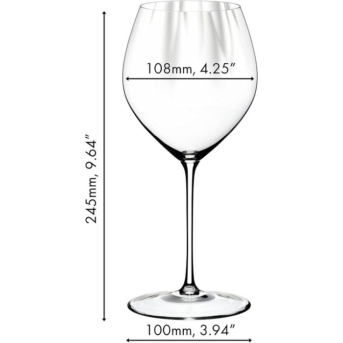 Набір келихів Riedel Performance Syrah (2 шт.), кришталеве скло, преміум-якість, для дегустації