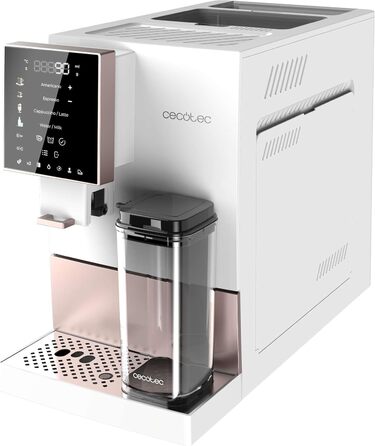 Кавомашина Cecotec Cremmaet Compactccino: суперавтоматична, 19 bar, Thermoblock, молочник, 1,1 л резервуар для води, 150 г для кавових зерен