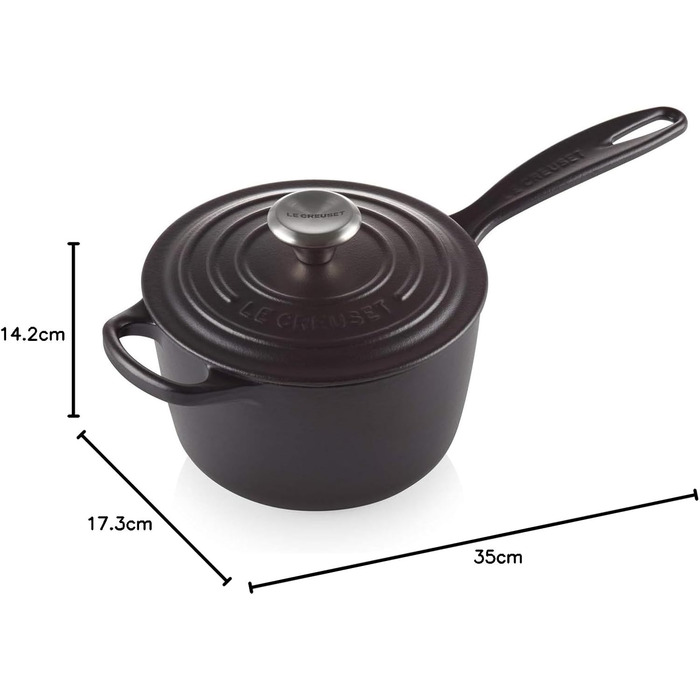 Каструля з нержавіючої сталі Le Creuset Signature, 1.8 л, для всіх плит (індукція), з чавуну, 21181180902430
