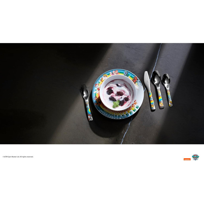 Набір дитячого посуду Paw Patrol WMF 6-ти частинний з нержавіючої сталі, від 3 років, Cromargan, для миття в посудомийній машині