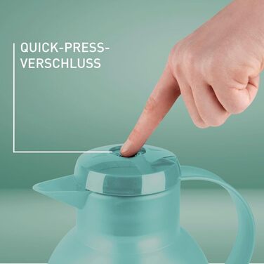 Термос Emsa Samba 1,5 л з ізоляцією Quick Press - 12 год гарячим, 24 год холодним