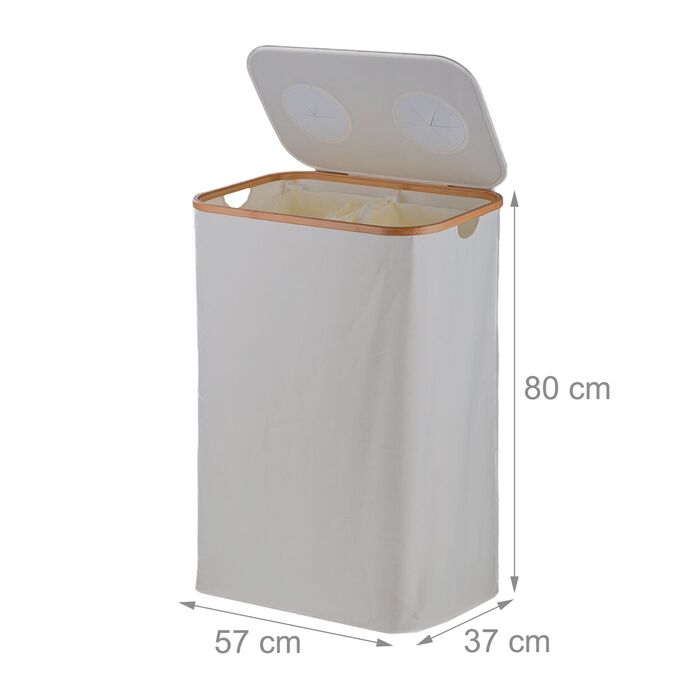 Контейнер для збору пляшок Relaxdays з двома відділеннями